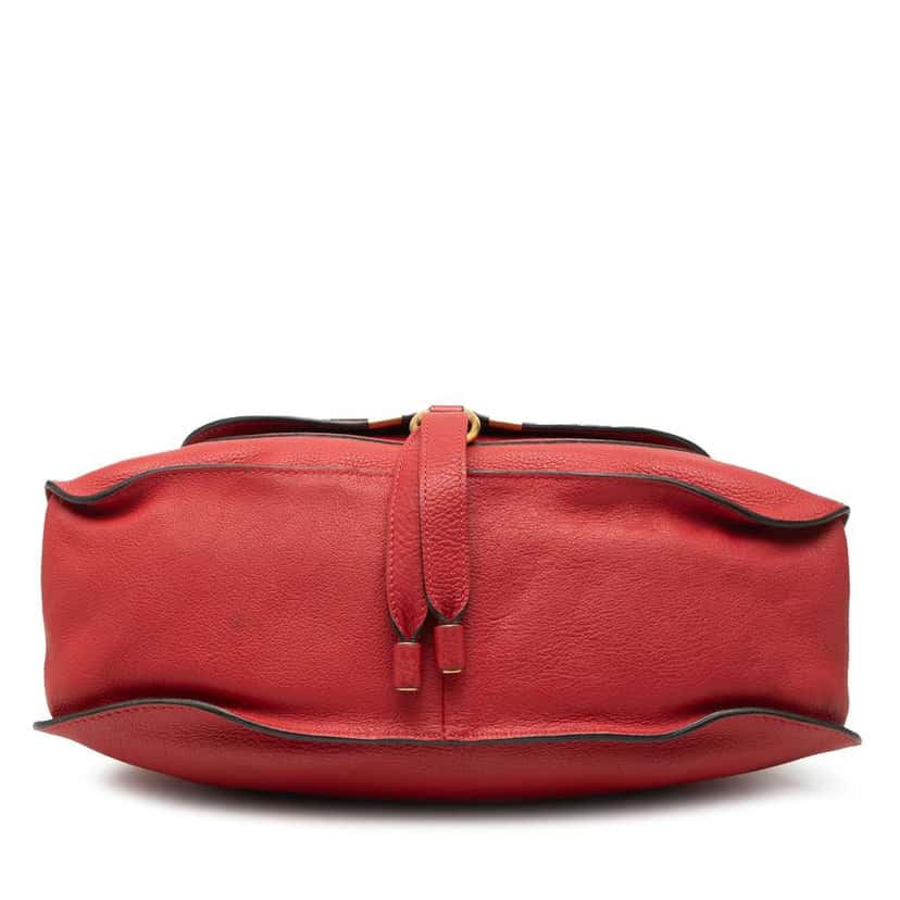 Chloé Medium Leather Marcie Satchel Red Leather Good condition - Inside View