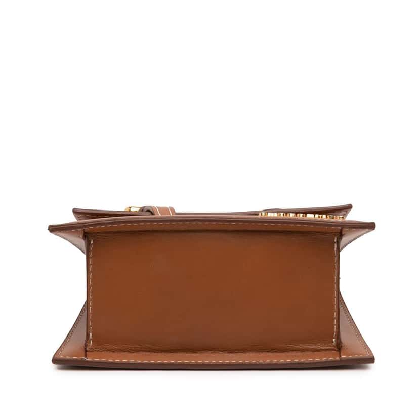 Jacquemus Leather Le Chiquito Moyen Boucle Brown Leather Good condition - Inside View