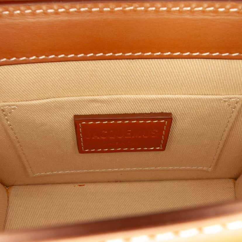 Jacquemus Leather Le Chiquito Moyen Boucle Brown Leather Good condition - Box View