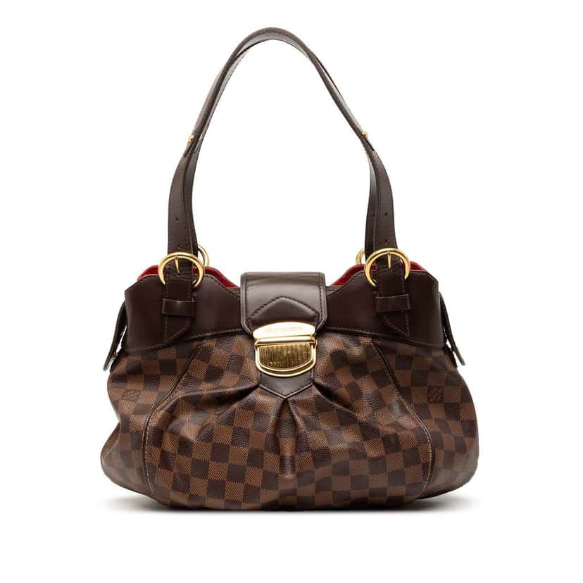 Louis Vuitton Damier Ebene Sistina PM Brown Good condition - Front View