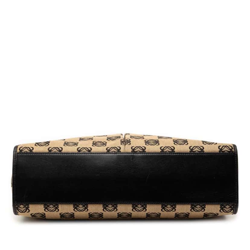 Loewe Anagram Canvas Repeat Tote Beige Canvas Good condition - Inside View