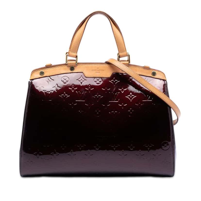 Louis Vuitton Monogram Vernis Brea GM Purple Leather Good condition - Front View