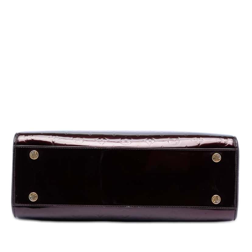 Louis Vuitton Monogram Vernis Brea GM Purple Leather Good condition - Inside View
