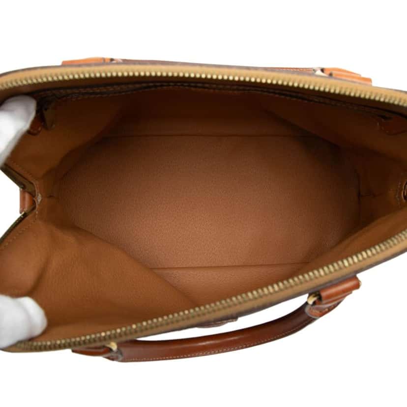 Celine Macadam Coated Canvas Dome Handbag Brown Canvas Fair condition - Model View