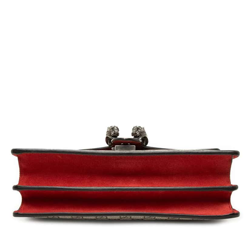 Gucci Medium GG Supreme Dionysus Crossbody Beige Canvas Good condition - Inside View