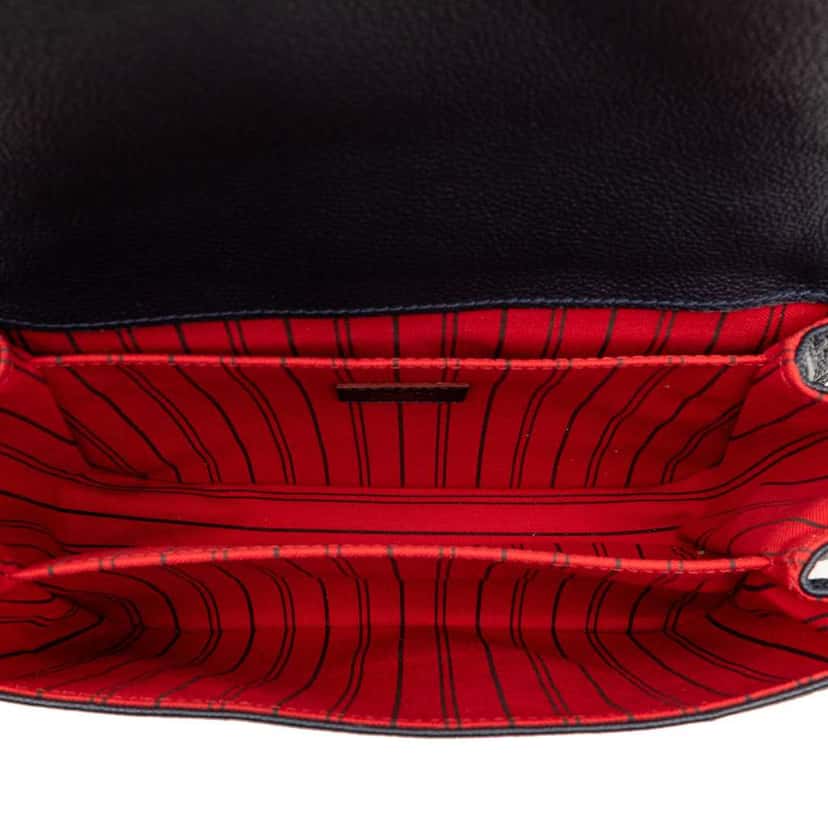 Louis Vuitton Monogram Empreinte Pochette Metis Blue Leather Good condition - Model View