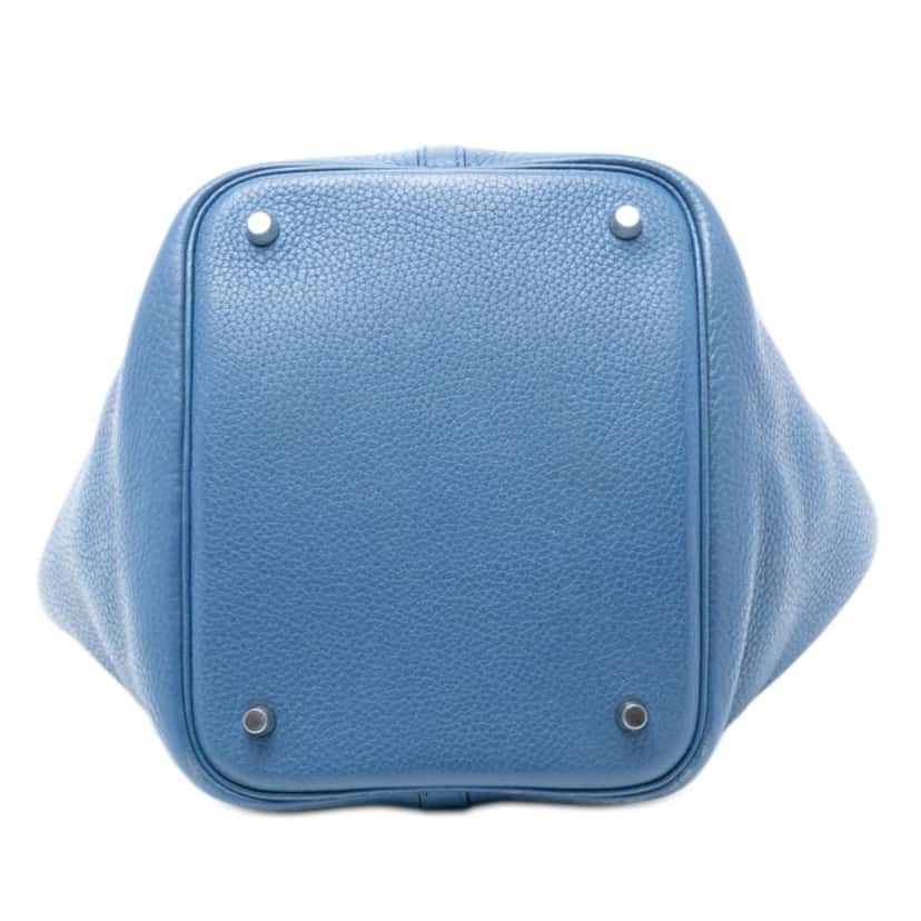 Hermès Clemence Picotin Lock 22 Blue Leather Very good condition - Inside View