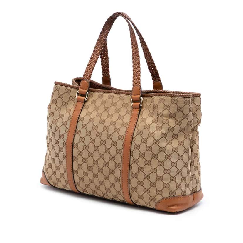 Gucci GG Canvas Marrakech Tote Beige Good condition - Back View