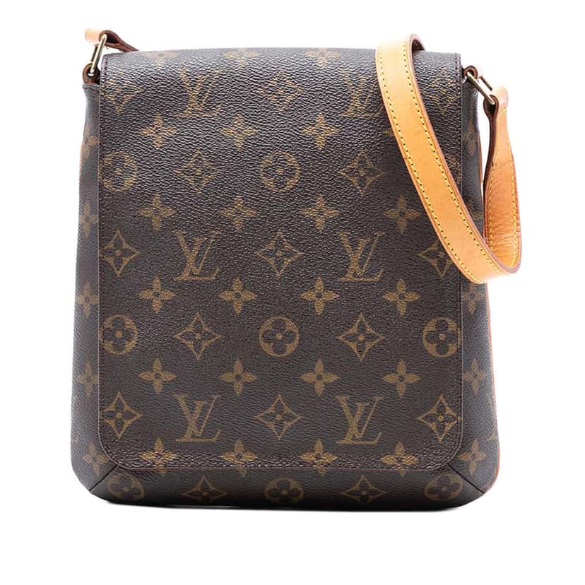 Louis Vuitton Monogram Musette Salsa PM Short Strap Brown Good condition - Front View