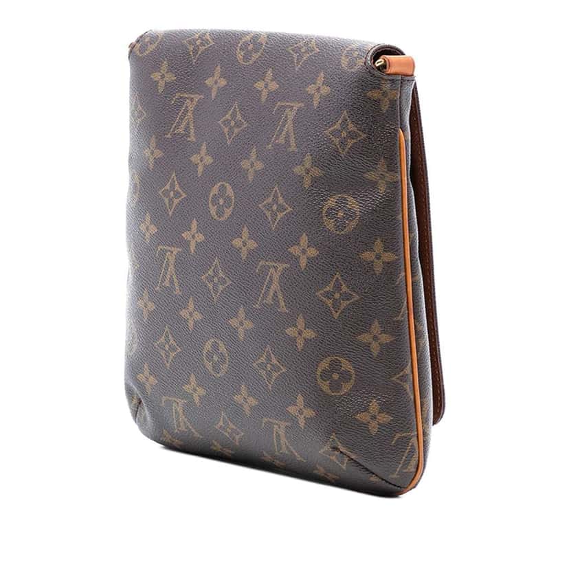 Louis Vuitton Monogram Musette Salsa PM Short Strap Brown Good condition - Back View
