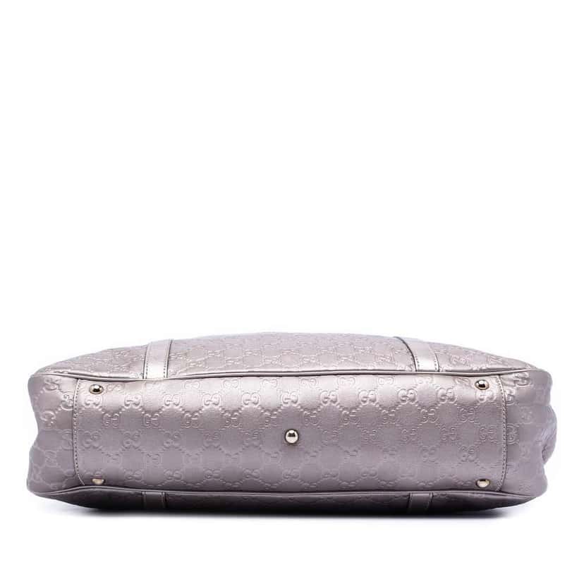 Gucci Large Metallic Guccissima Twins Tote Purple Leather Very good condition - Inside View