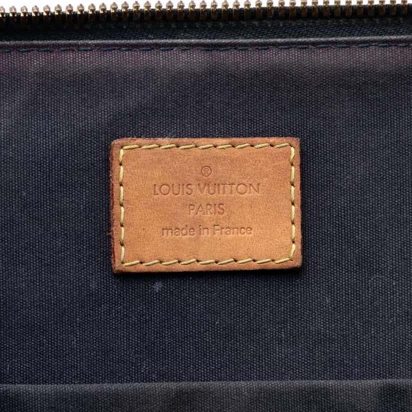 Louis Vuitton Monogram Vernis Alma PM Blue Leather Good condition - Box View