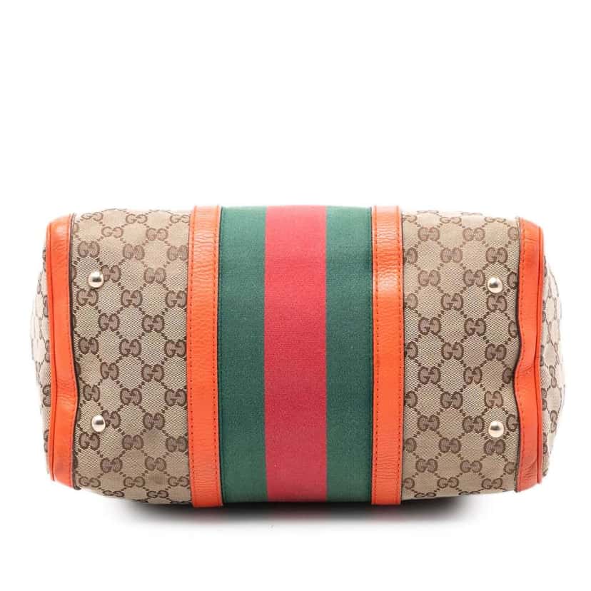 Gucci Medium GG Canvas Web Joy Boston Bag Beige Fair condition - Inside View