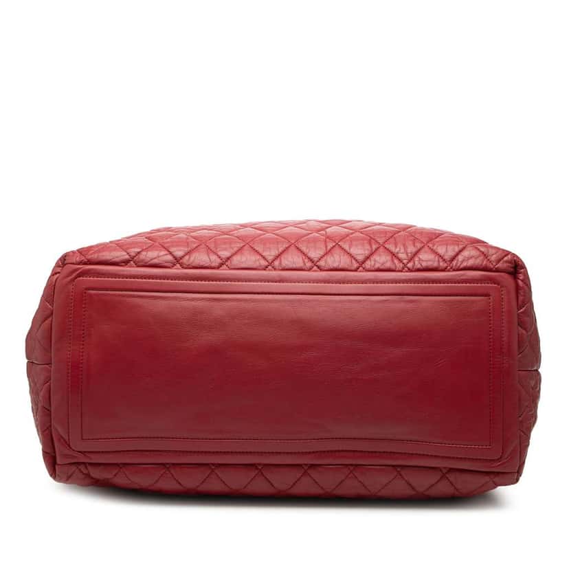 Chanel Large Quilted Nylon Reversible Coco Cocoon Tote Red Good condition - Inside View