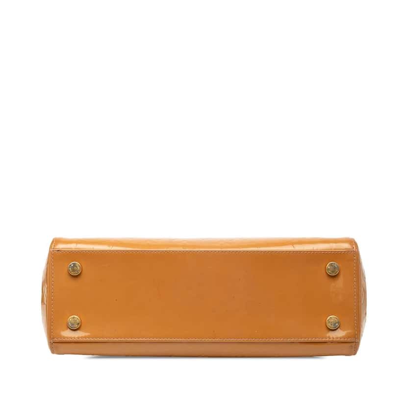 Louis Vuitton Monogram Vernis Brea MM Brown Leather Good condition - Inside View