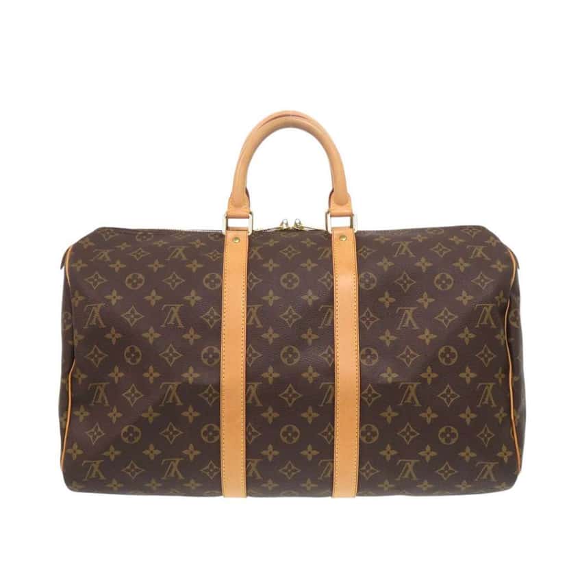 Louis Vuitton Monogram Keepall 45 Brown Good condition - Front View