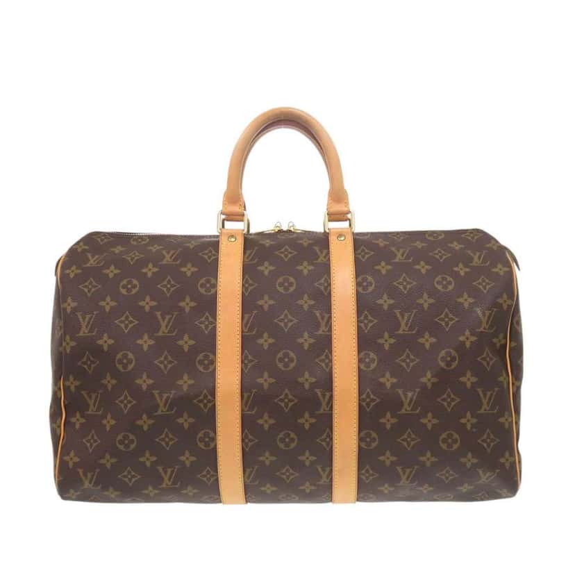 Louis Vuitton Monogram Keepall 45 Brown Good condition - Back View