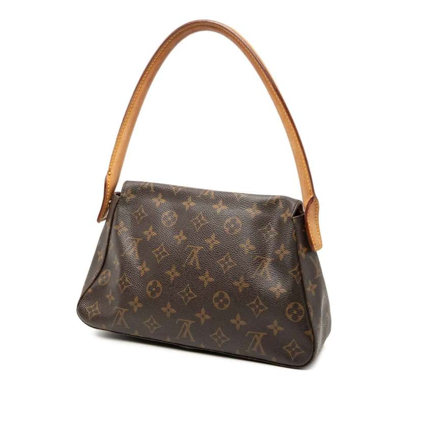 Louis Vuitton Monogram Mini Looping Brown Good condition - Back View