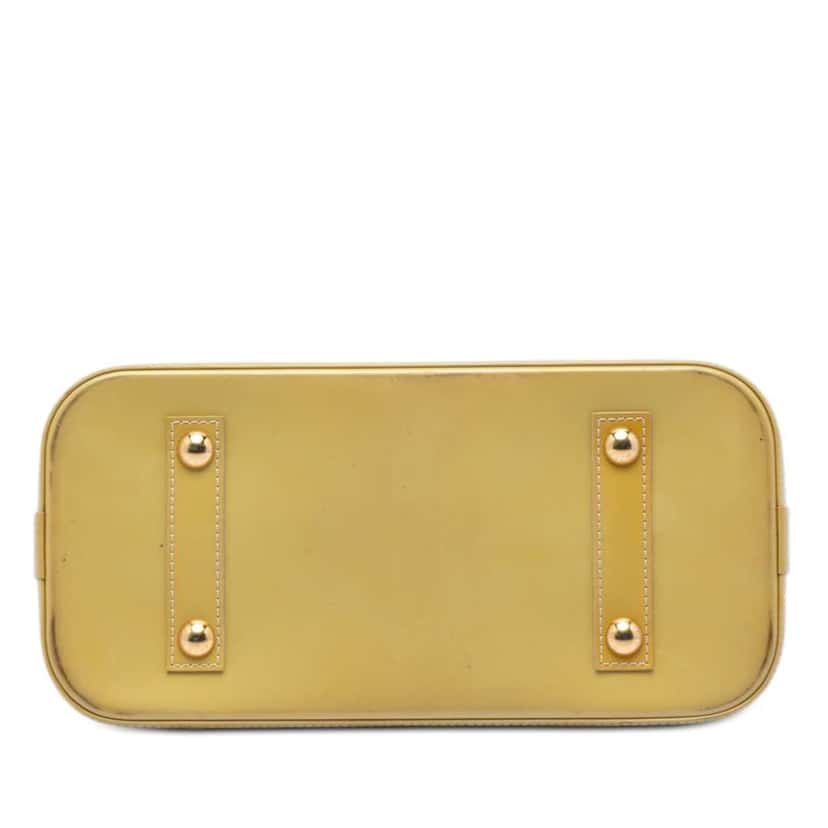 Louis Vuitton Monogram Vernis Alma PM Beige Leather Very good condition - Inside View