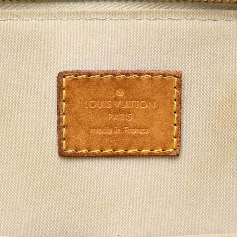 Louis Vuitton Monogram Vernis Alma PM Beige Leather Very good condition - Box View
