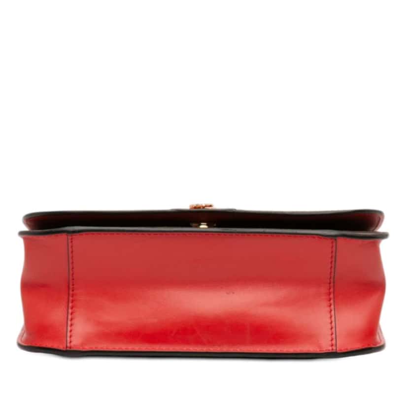 Versace La Greca Coated Canvas Virtus Satchel Brown Canvas Good condition - Inside View