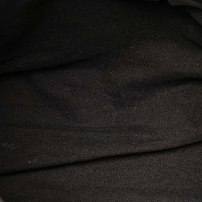 Gucci Embossed Leather Horsebit Full Moon Tote Black Leather Good condition - Model View