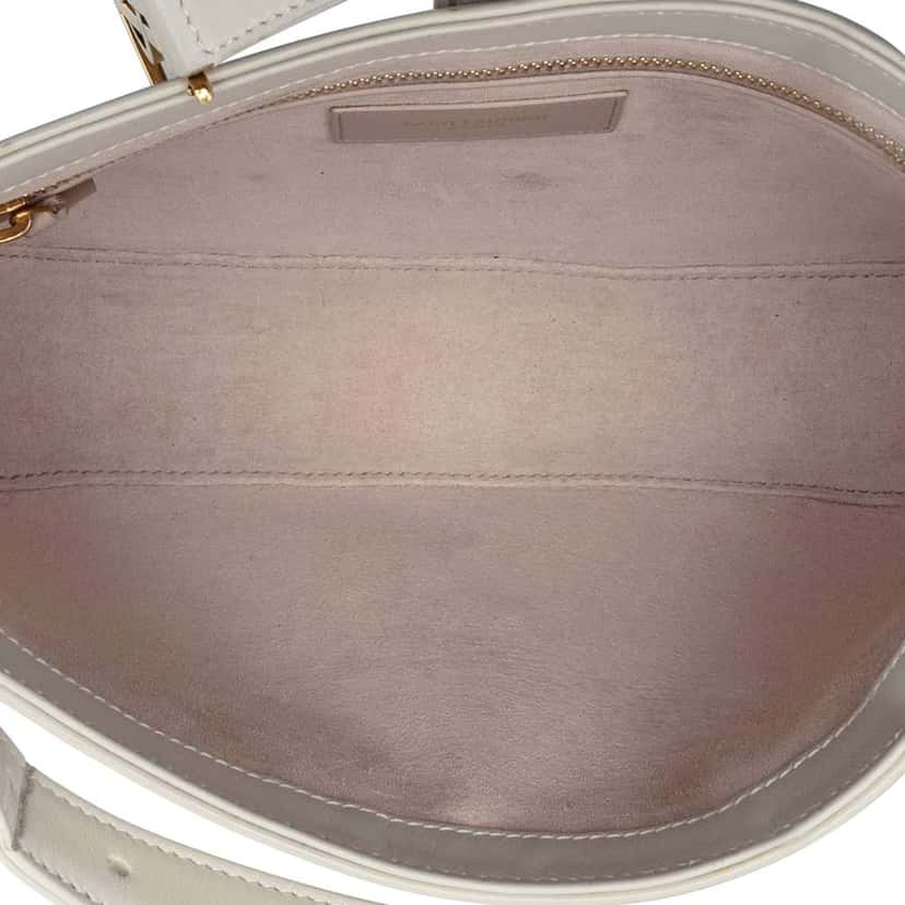 Saint Laurent Smooth Calfskin Le 5 a 7 Grey Leather Good condition - Model View