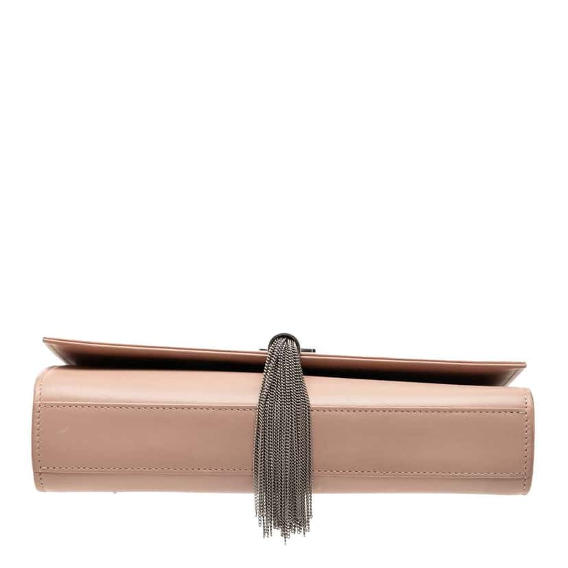 Saint Laurent Medium Smooth Calfskin Classic Monogram Kate Tassel Crossbody Pink Leather Good condition - Inside View