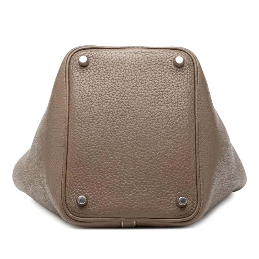 Hermès Clemence Picotin Lock 18 Brown Leather Good condition - Inside View