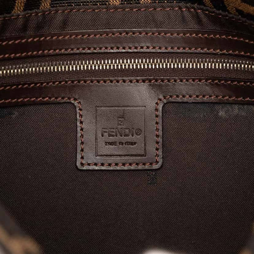 Fendi Zucca Canvas Baguette Brown Canvas Good condition - Box View