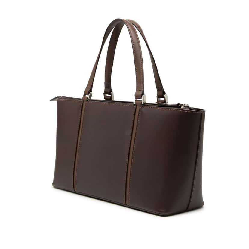 Burberry Leather Handbag Brown Leather Good condition - Back View