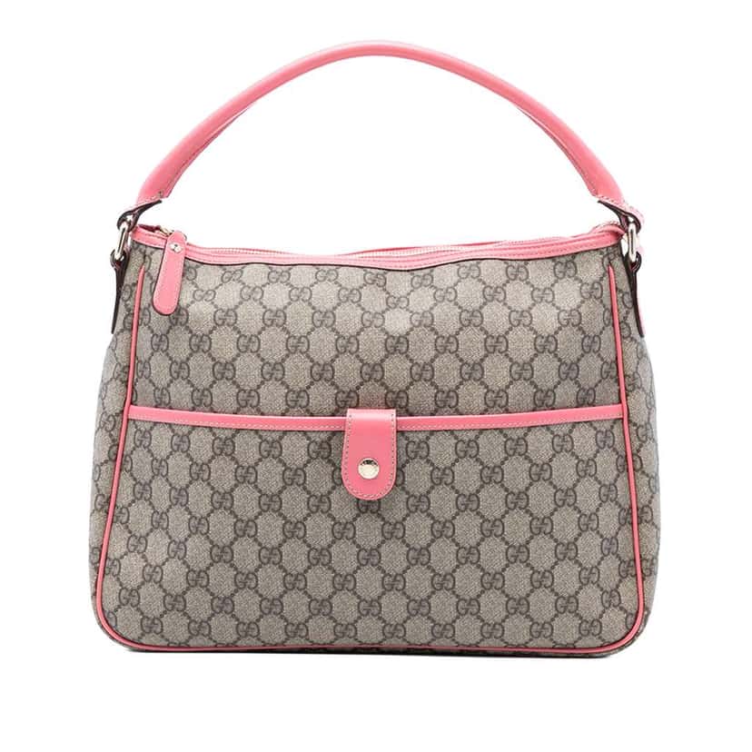 Gucci GG Supreme Joy Handbag Beige Good condition - Front View