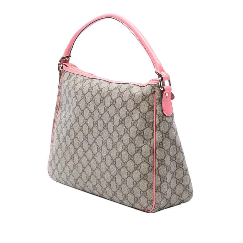 Gucci GG Supreme Joy Handbag Beige Good condition - Back View