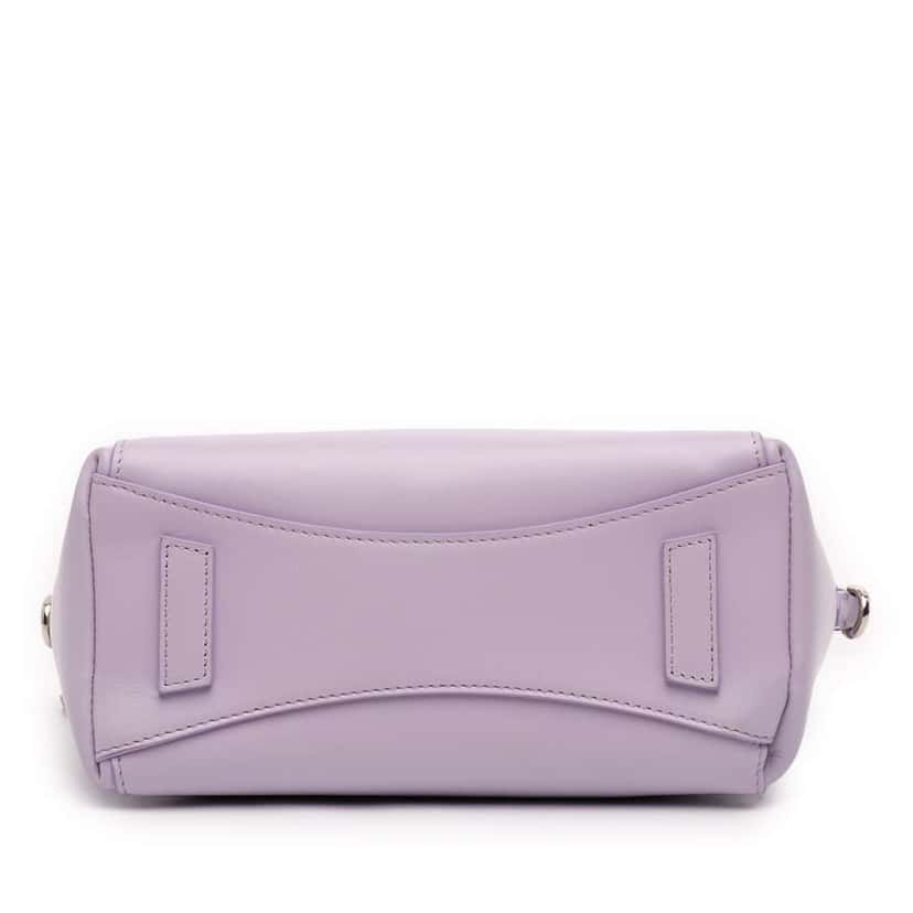 Givenchy Mini Calfskin Antigona Sport Satchel Purple Leather Good condition - Inside View