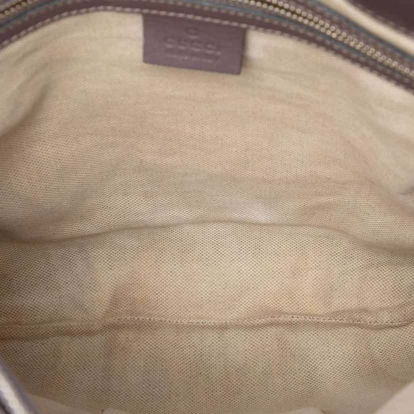 Gucci Guccissima Mayfair Crossbody Brown Leather Good condition - Model View