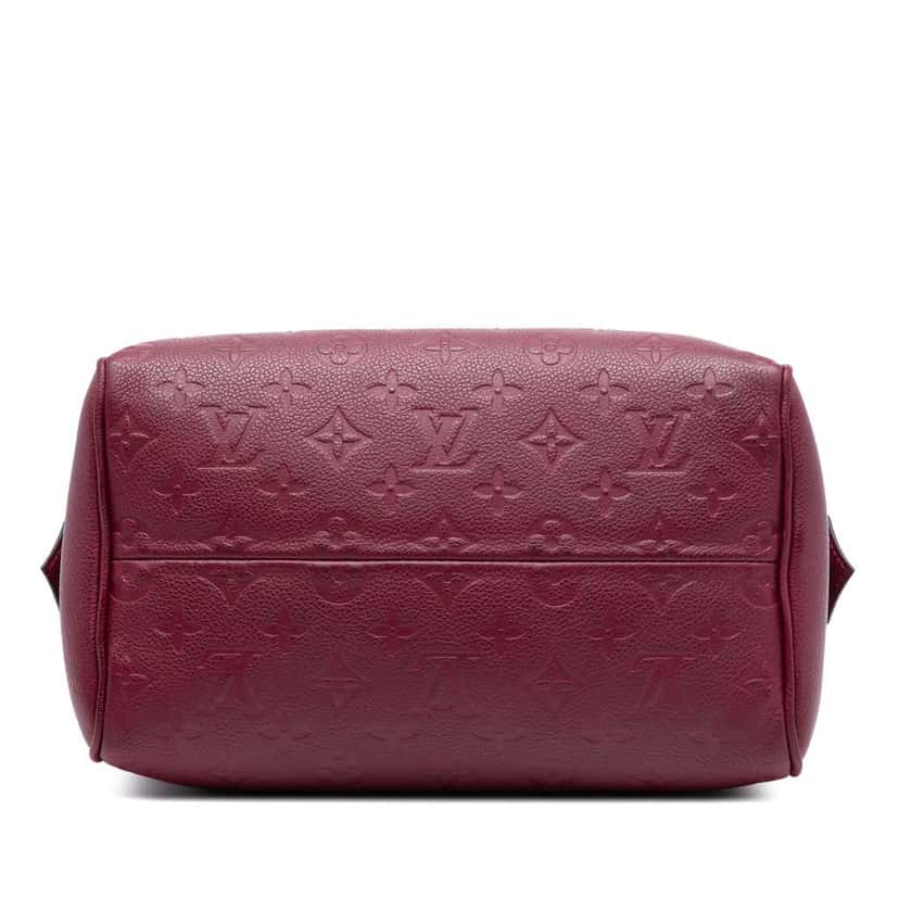 Louis Vuitton Monogram Empreinte Speedy Bandouliere 25 Red Leather Good condition - Inside View