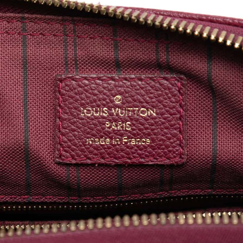Louis Vuitton Monogram Empreinte Speedy Bandouliere 25 Red Leather Good condition - Box View