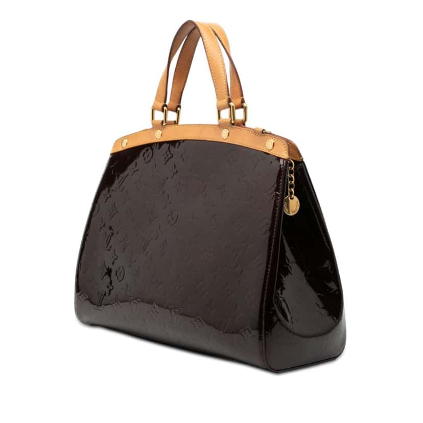 Louis Vuitton Monogram Vernis Brea GM Purple Leather Good condition - Back View