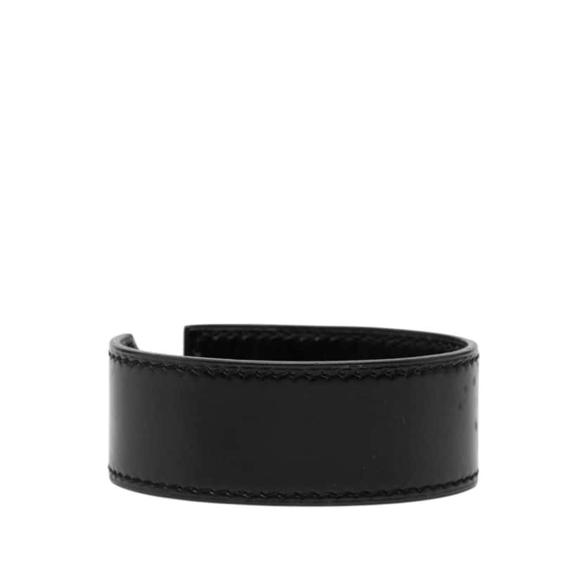 Hermès Leather Artemis Bracelet Black Leather Good condition - Inside View