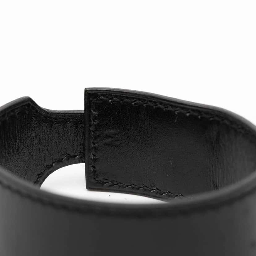Hermès Leather Artemis Bracelet Black Leather Good condition - Box View
