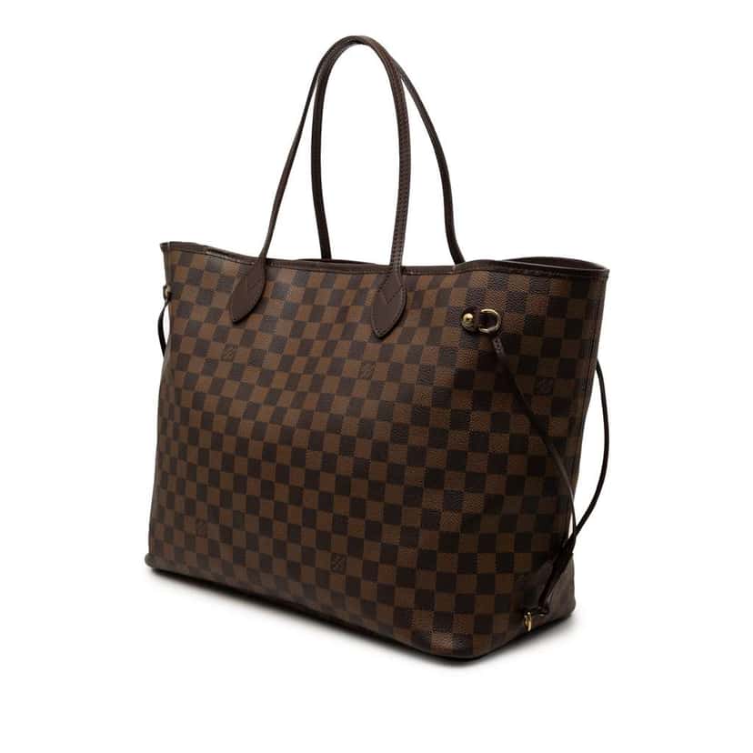 Louis Vuitton Damier Ebene Neverfull GM Brown Good condition - Back View