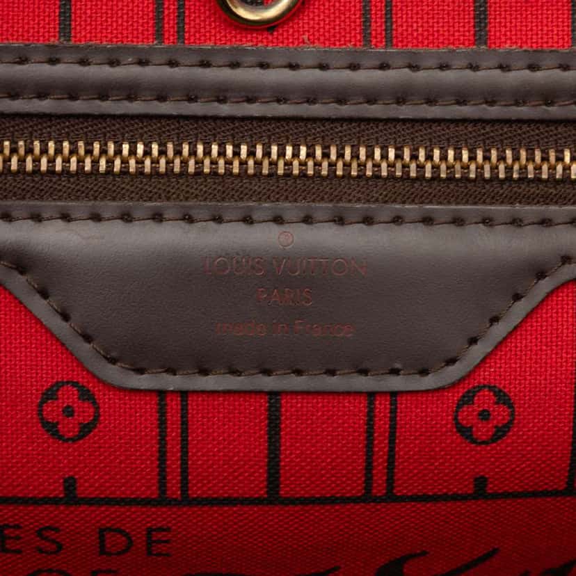 Louis Vuitton Damier Ebene Neverfull GM Brown Good condition - Box View