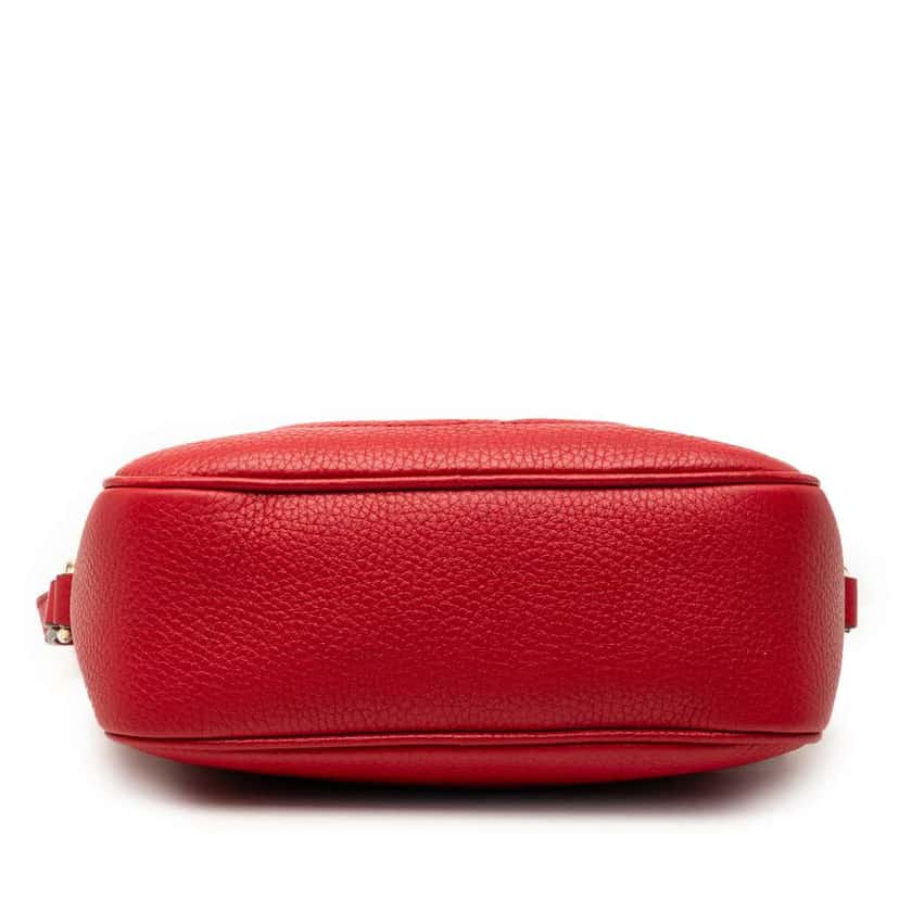 Gucci Leather Soho Disco Crossbody Red Leather Good condition - Inside View