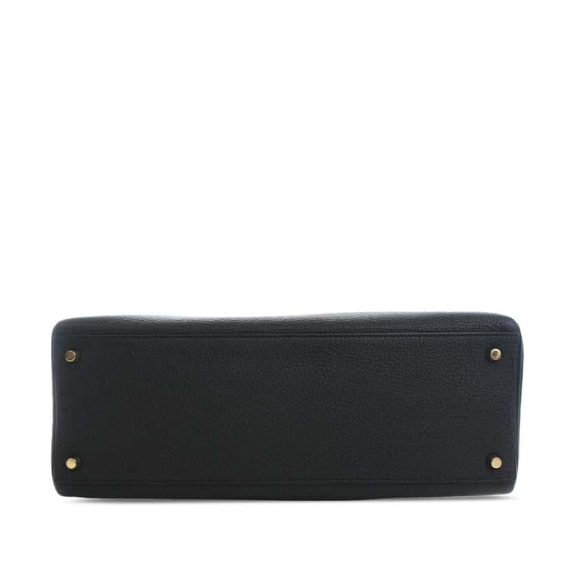Hermès Togo Kelly II Retourne 35 Black Leather Good condition - Inside View