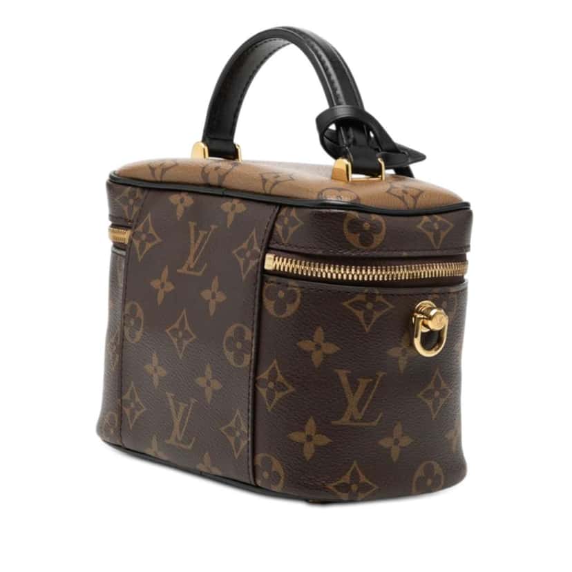 Louis Vuitton Monogram Reverse Vanity PM Brown Good condition - Back View