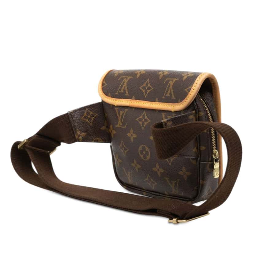 Louis Vuitton Monogram Bosphore Belt Bag Brown Good condition - Back View