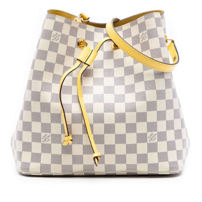 Louis Vuitton Damier Azur Neonoe MM White Good condition - Front View