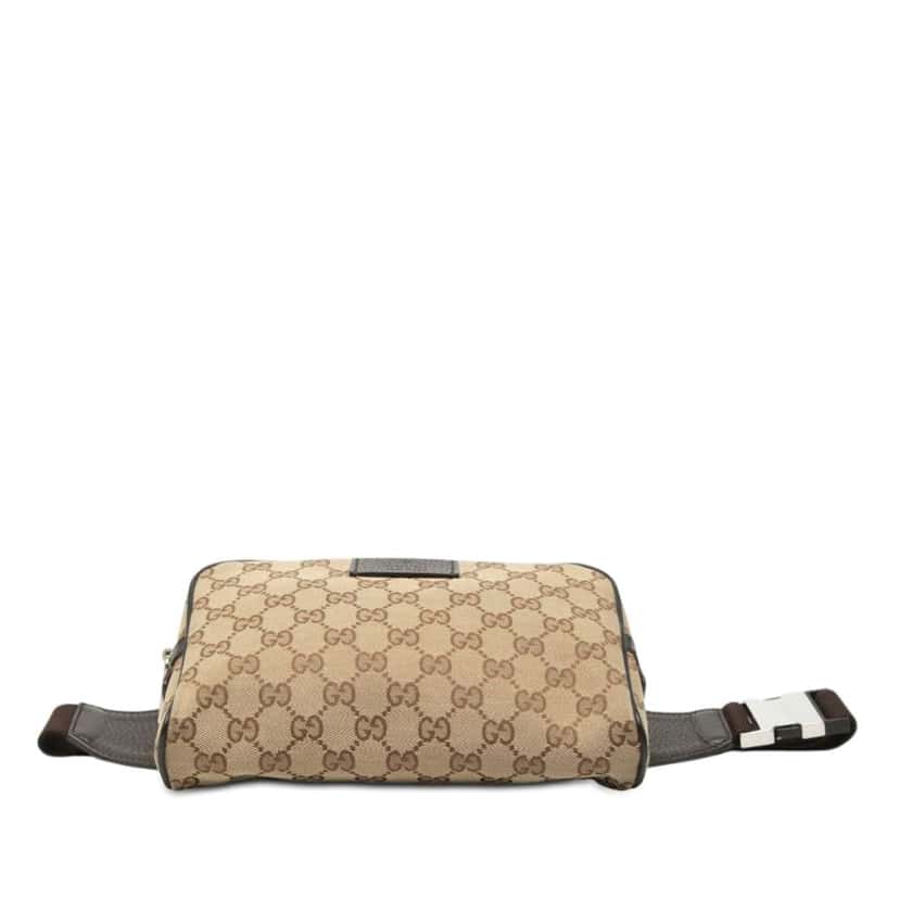 Gucci GG Canvas Belt Bag Beige Canvas Good condition - Inside View
