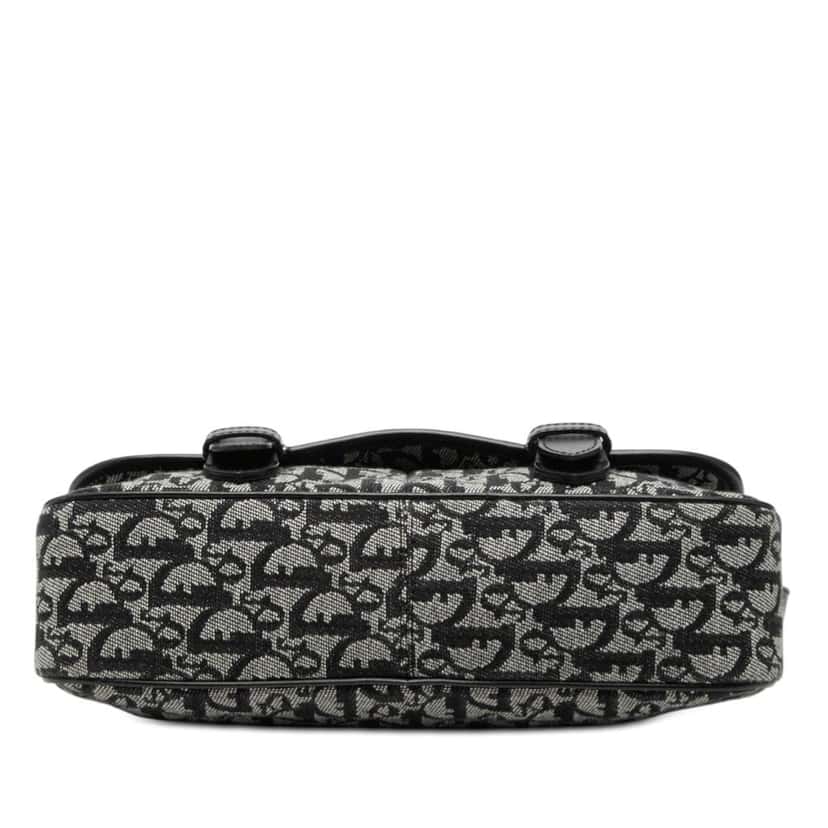 Dior Diorissimo Trotter Canvas Crossbody Black Canvas Good condition - Inside View