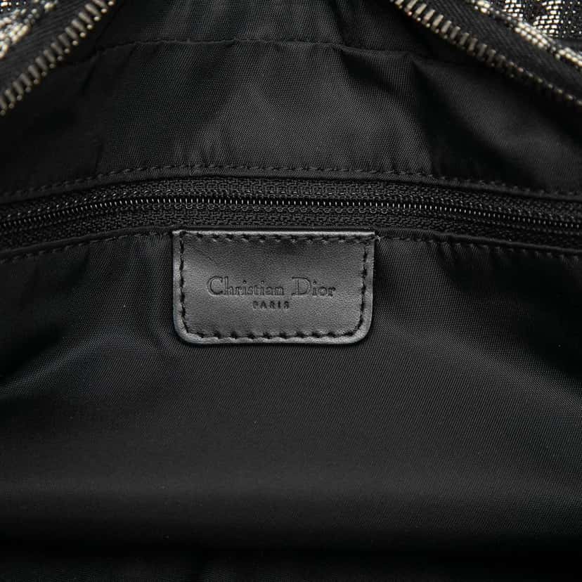 Dior Diorissimo Trotter Canvas Crossbody Black Canvas Good condition - Box View